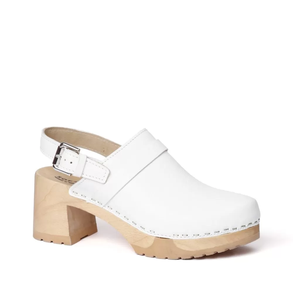 SOFTCLIX Hedda Buttero Weiss (Natur)<Frau Clogs