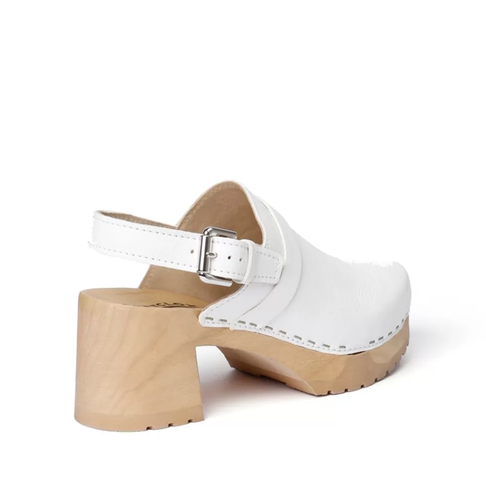 SOFTCLIX Hedda Buttero Weiss (Natur)<Frau Clogs