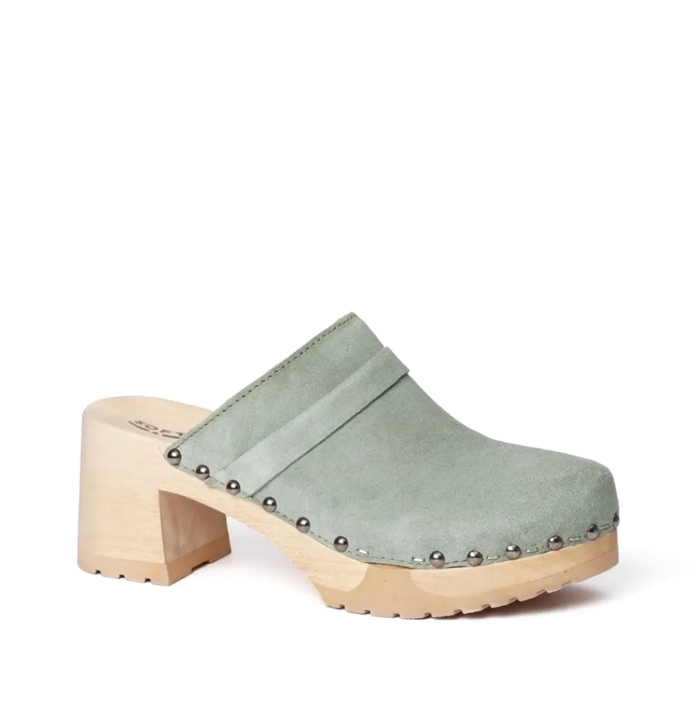 SOFTCLIX Henja Kaschmir Mint (Natur)<Frau Clogs