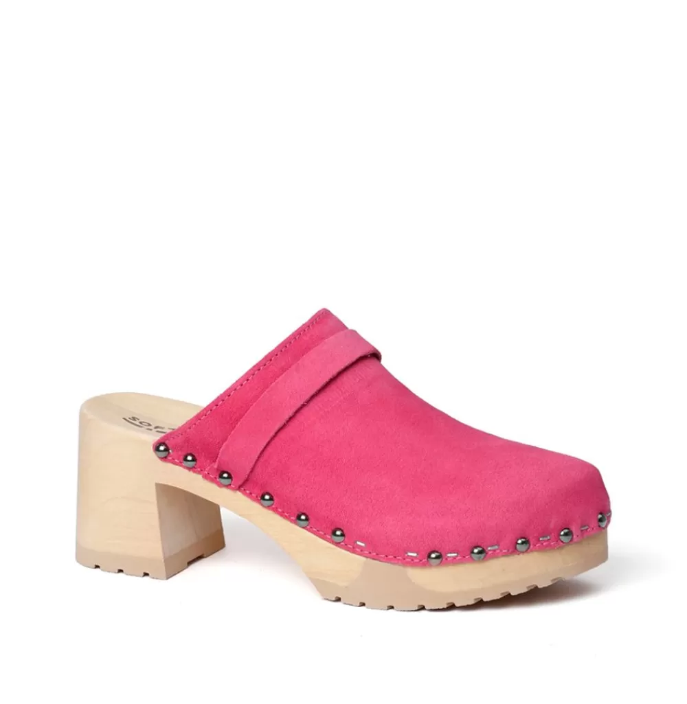 SOFTCLIX Henja Kaschmir Pink Kiss (Natur)<Frau Clogs