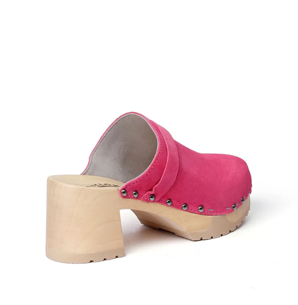 SOFTCLIX Henja Kaschmir Pink Kiss (Natur)<Frau Clogs