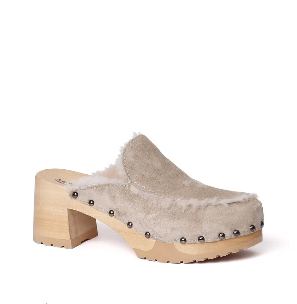 SOFTCLIX Henni Kaschmir/Lf Taupe (Natur)<Frau Clogs