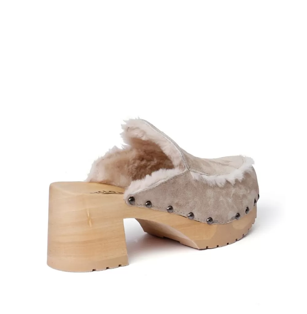 SOFTCLIX Henni Kaschmir/Lf Taupe (Natur)<Frau Clogs