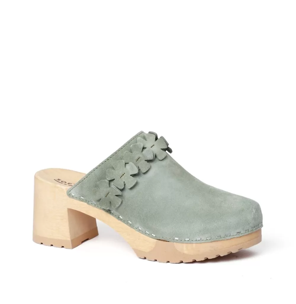 SOFTCLIX Hermine Kaschmir Mint (Natur)<Frau Clogs