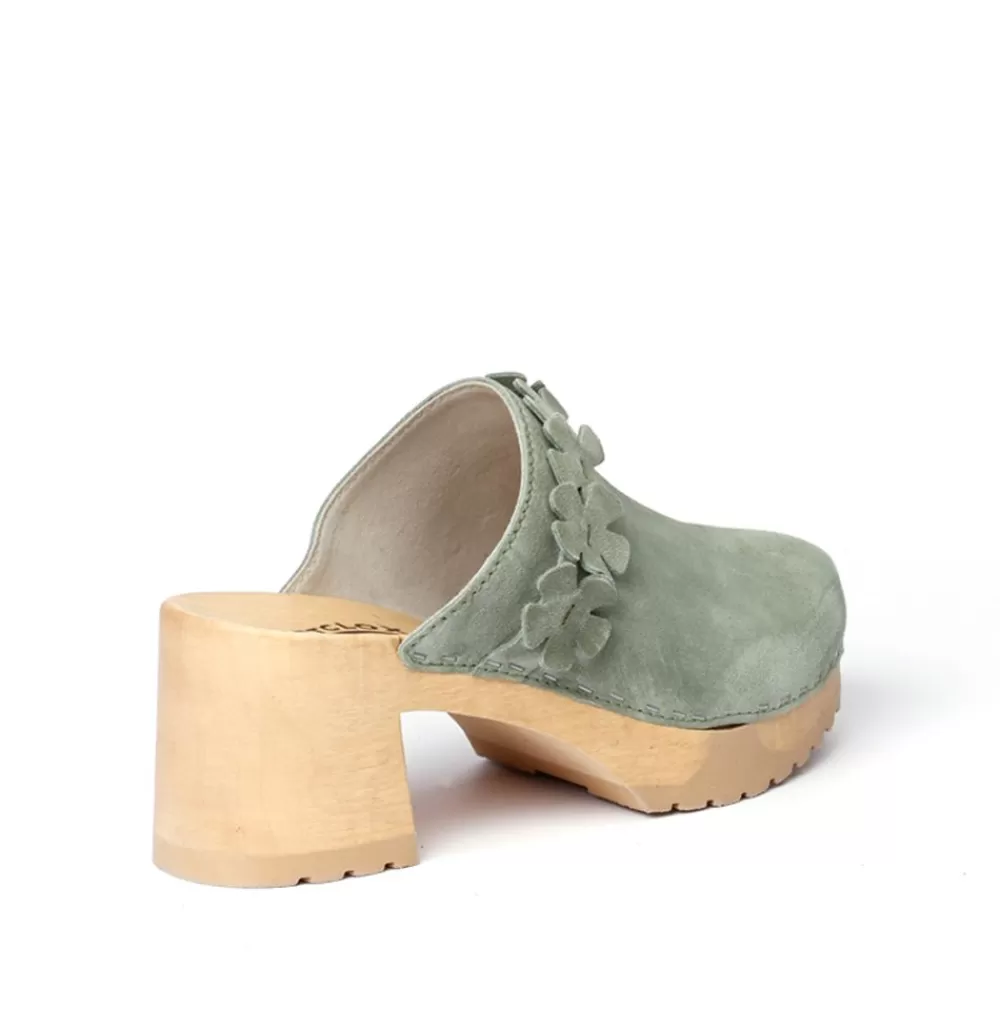 SOFTCLIX Hermine Kaschmir Mint (Natur)<Frau Clogs