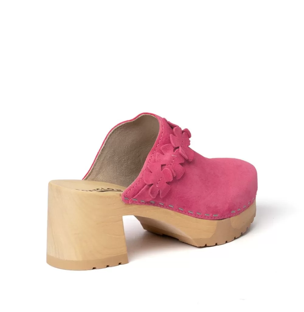 SOFTCLIX Hermine Kaschmir Pink Kiss (Natur)<Frau Clogs