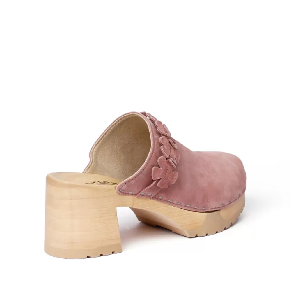 SOFTCLIX Hermine Kaschmir Rose (Natur)<Frau Clogs