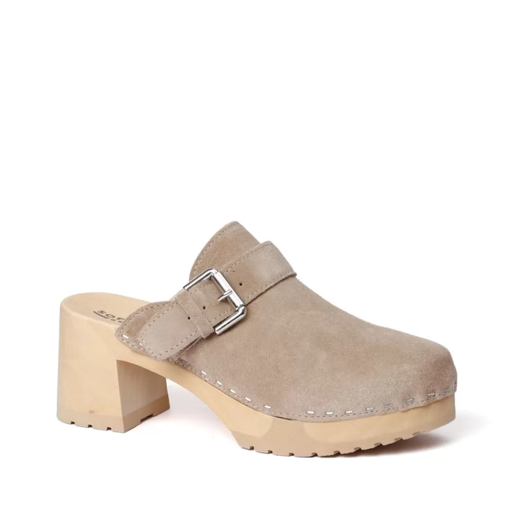 SOFTCLIX Hilaria Kaschmir Taupe (Natur)<Frau Clogs