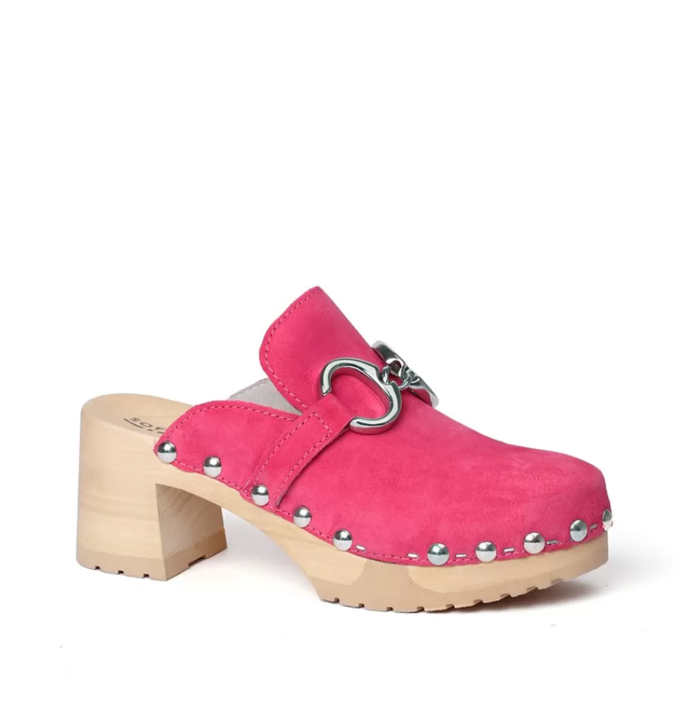 SOFTCLIX Hira Kaschmir Pink Kiss (Natur)<Frau Clogs