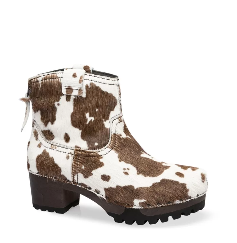 SOFTCLIX Inken Animalprint Kuh<Frau Stiefeletten