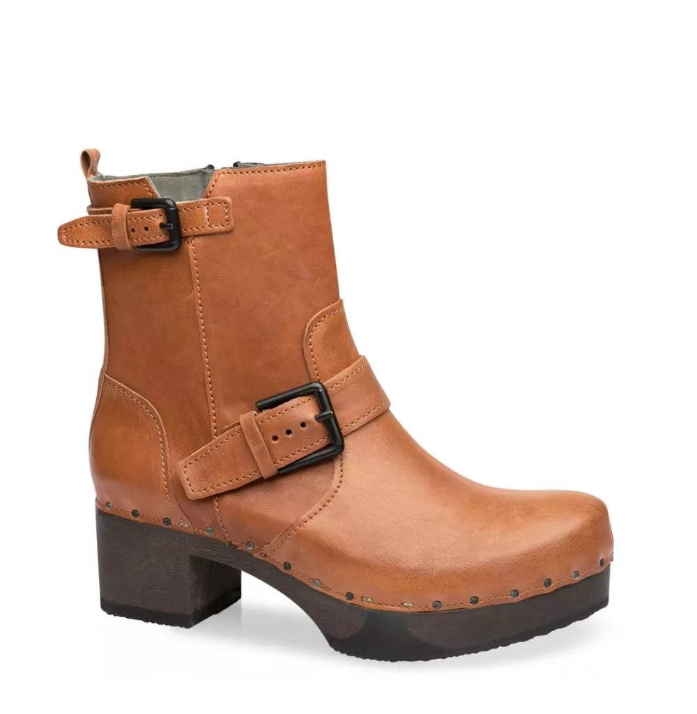 SOFTCLIX Jacklyn Washed Nappa Cognac<Frau Stiefeletten