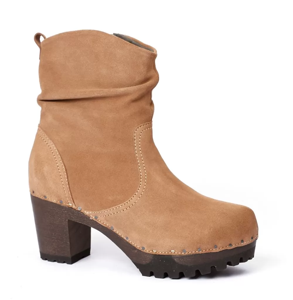 SOFTCLIX O-Bootie Kaschmir Walnut<Frau Stiefeletten