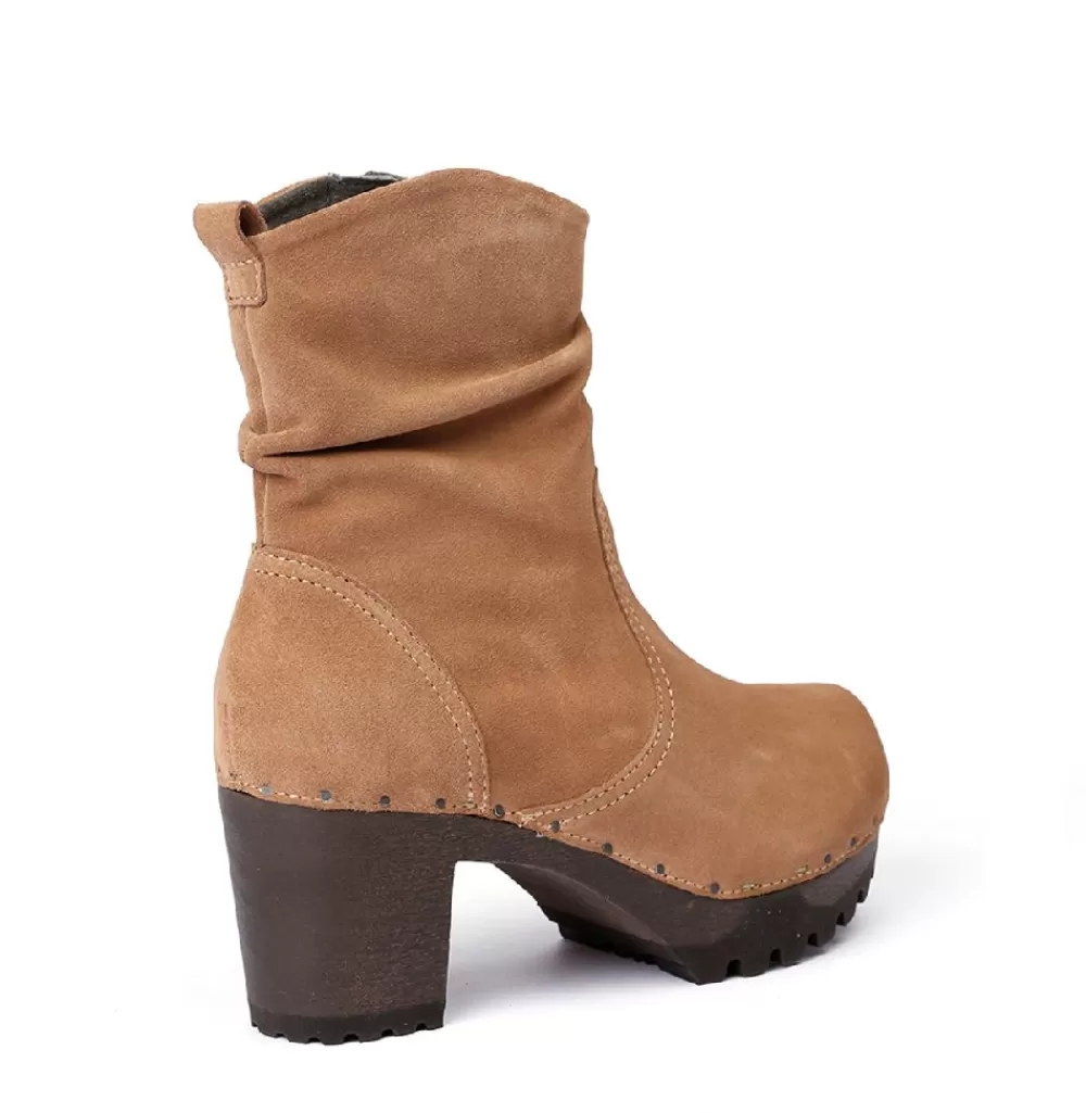 SOFTCLIX O-Bootie Kaschmir Walnut<Frau Stiefeletten