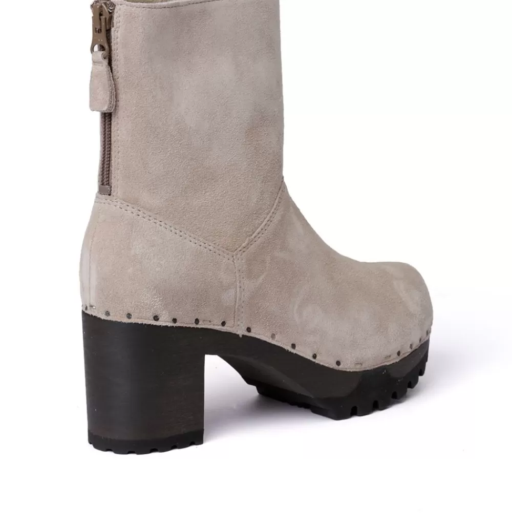 SOFTCLIX Olympia Kaschmir Taupe (Dunkel)<Frau Stiefeletten