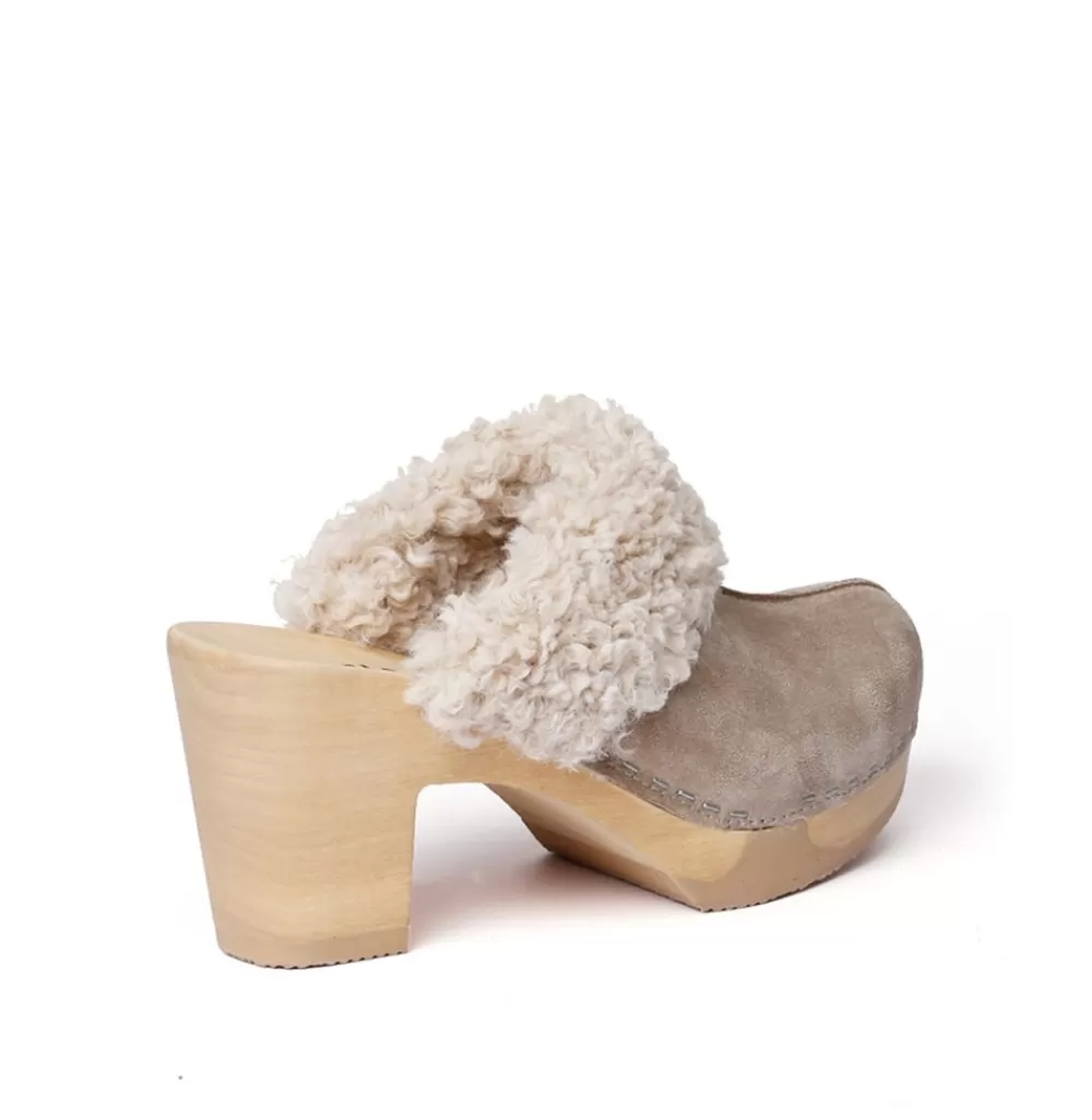 SOFTCLIX Serafina Kaschmir/Wf Taupe (Natur)<Frau Clogs