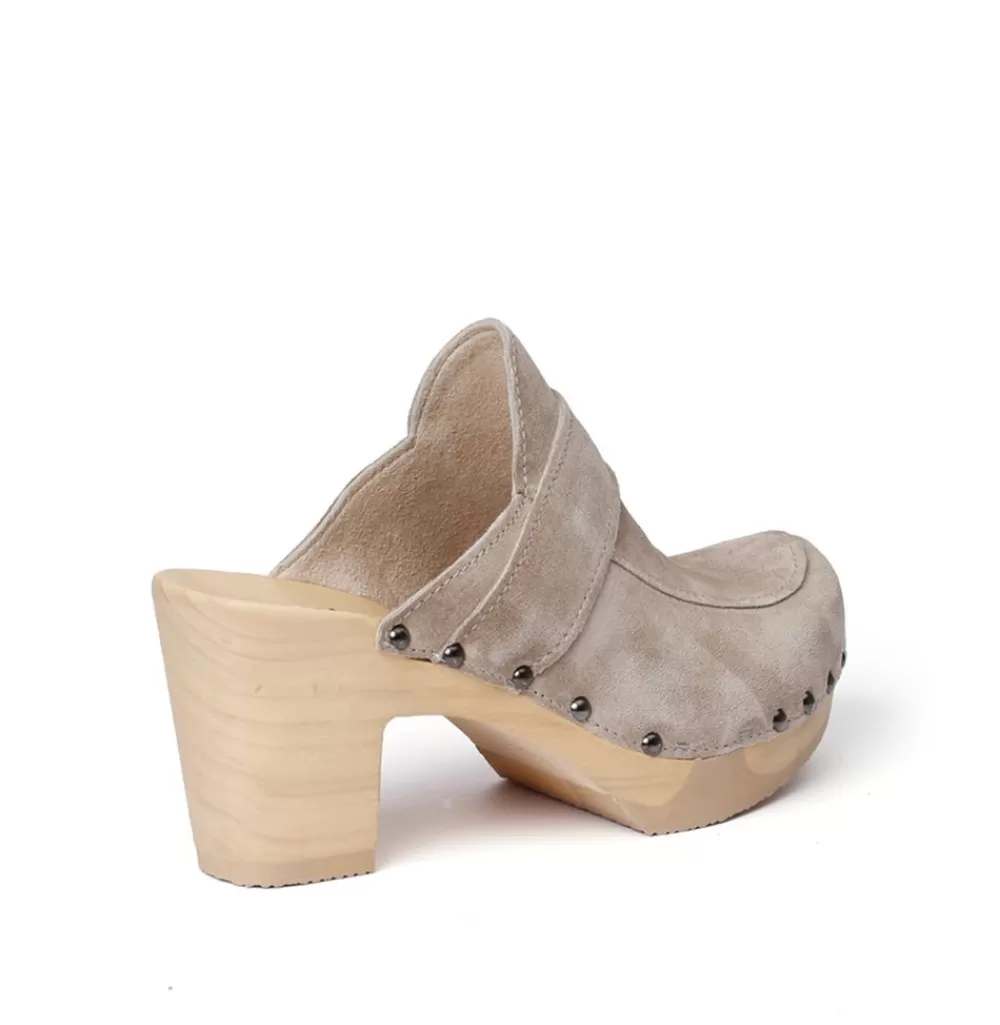 SOFTCLIX Shelly Kaschmir Taupe (Natur)<Frau Clogs