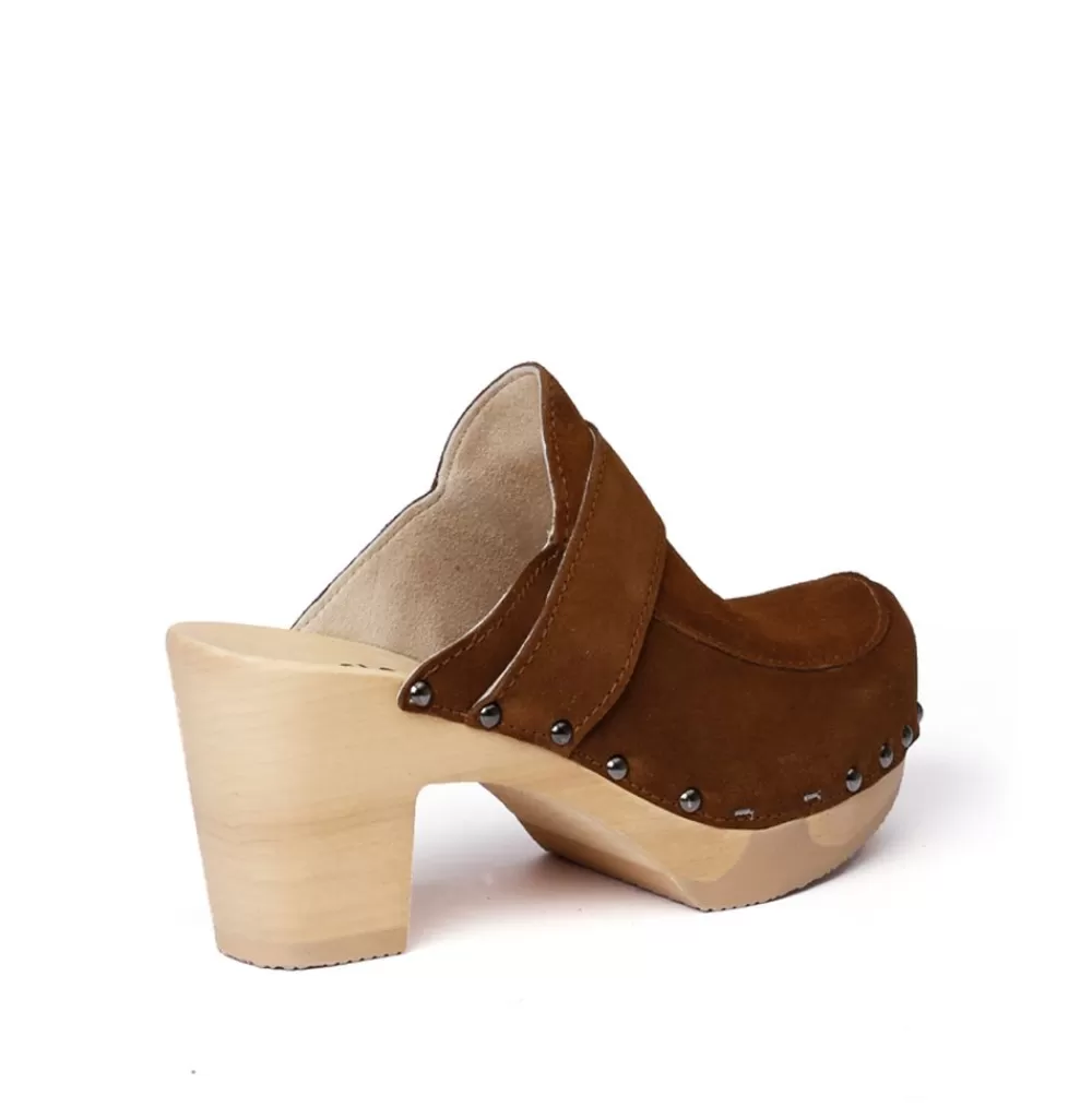 SOFTCLIX Shelly Kaschmir Whiskey (Natur)<Frau Clogs