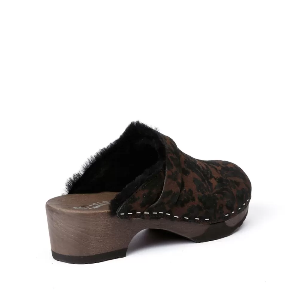 SOFTCLIX Taira Brokat/Lf Black (Dunkel)<Frau Clogs