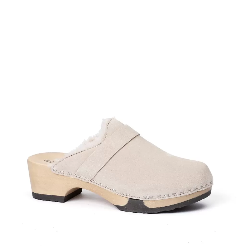 SOFTCLIX Taira Kaschmir/Lf Leinen (Hazelnut)<Frau Clogs