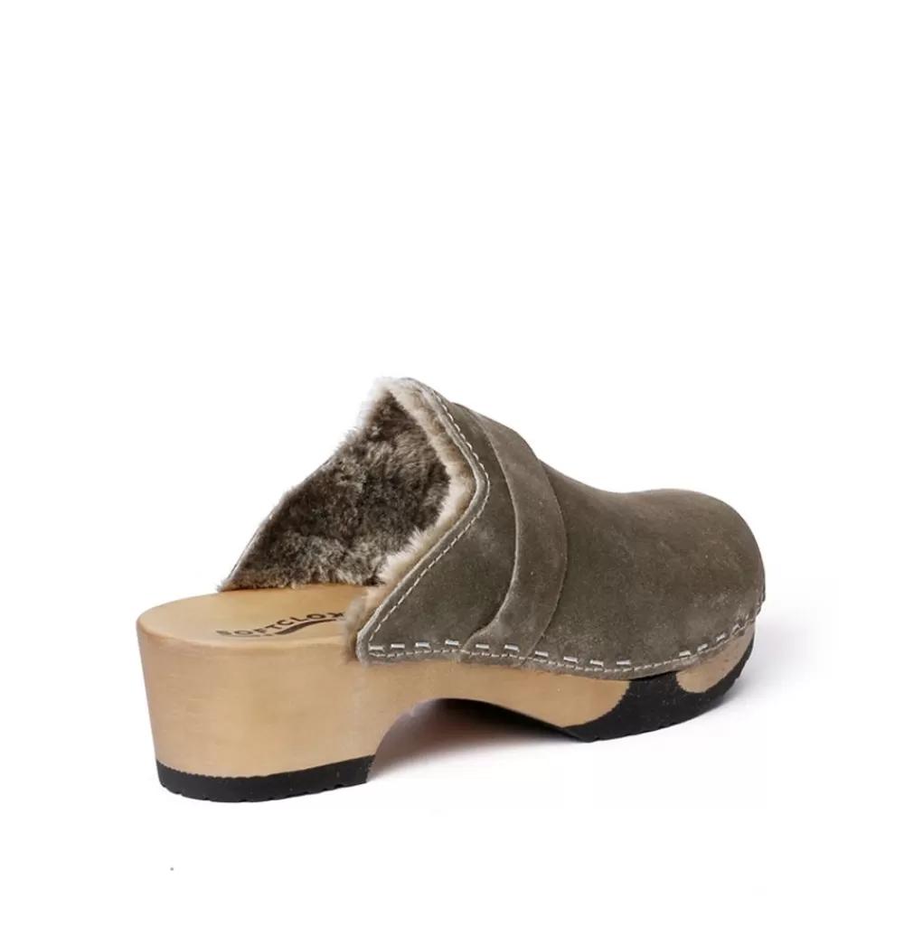 SOFTCLIX Taira Kaschmir/Lf Oliv (Hazelnut)<Frau Clogs