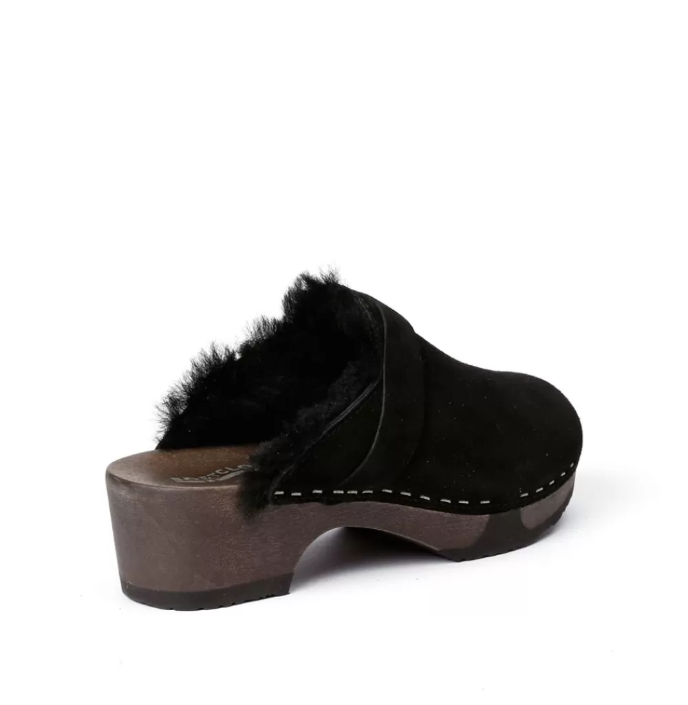 SOFTCLIX Taira Kaschmir/Lf Schwarz (Dunkel)<Frau Clogs