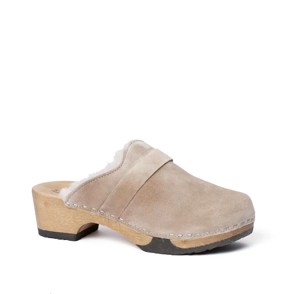 SOFTCLIX Taira Kaschmir/Lf Taupe (Hazelnut)<Frau Clogs