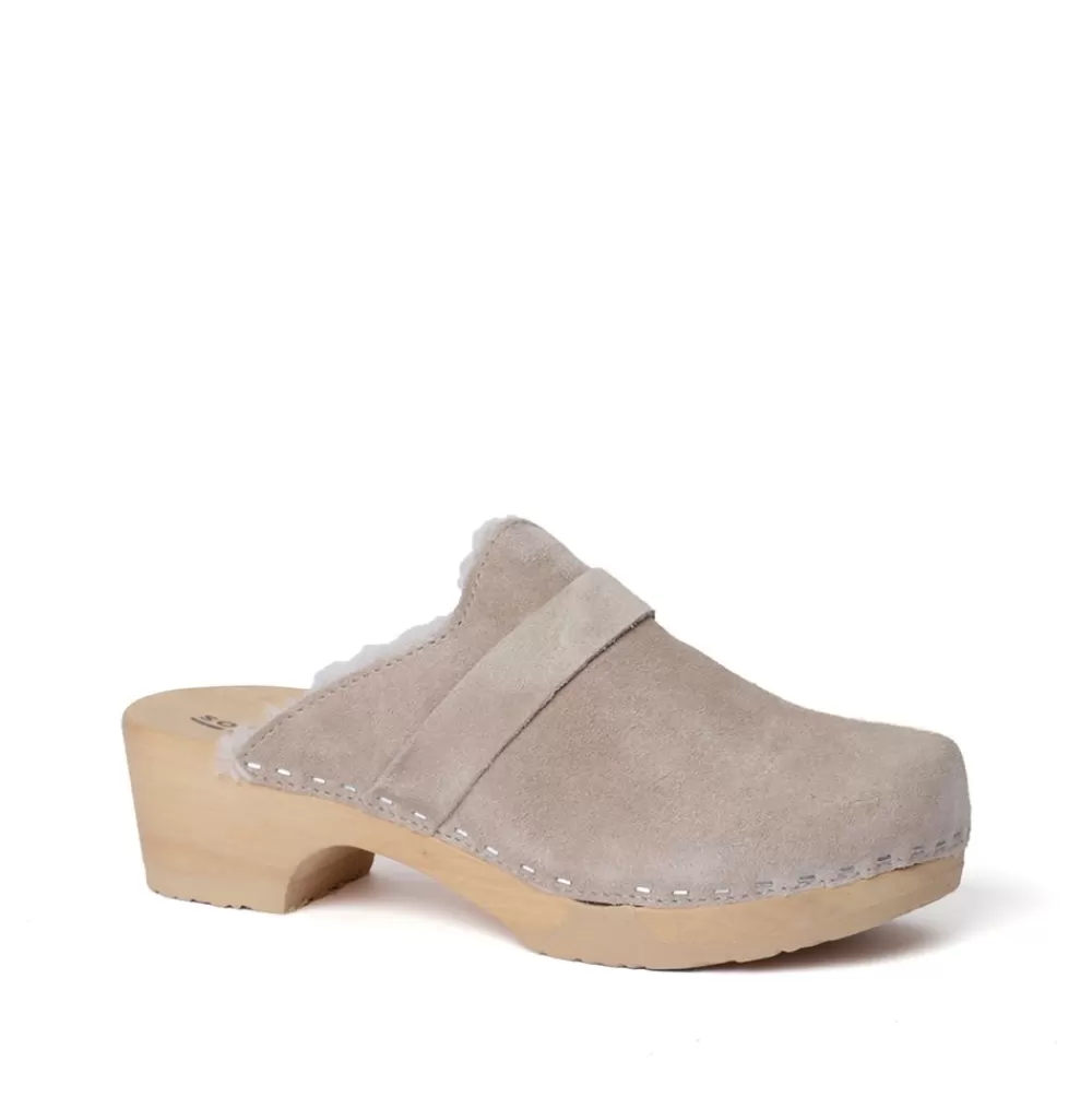 SOFTCLIX Taira Kaschmir/Lf Taupe (Natur)<Frau Clogs