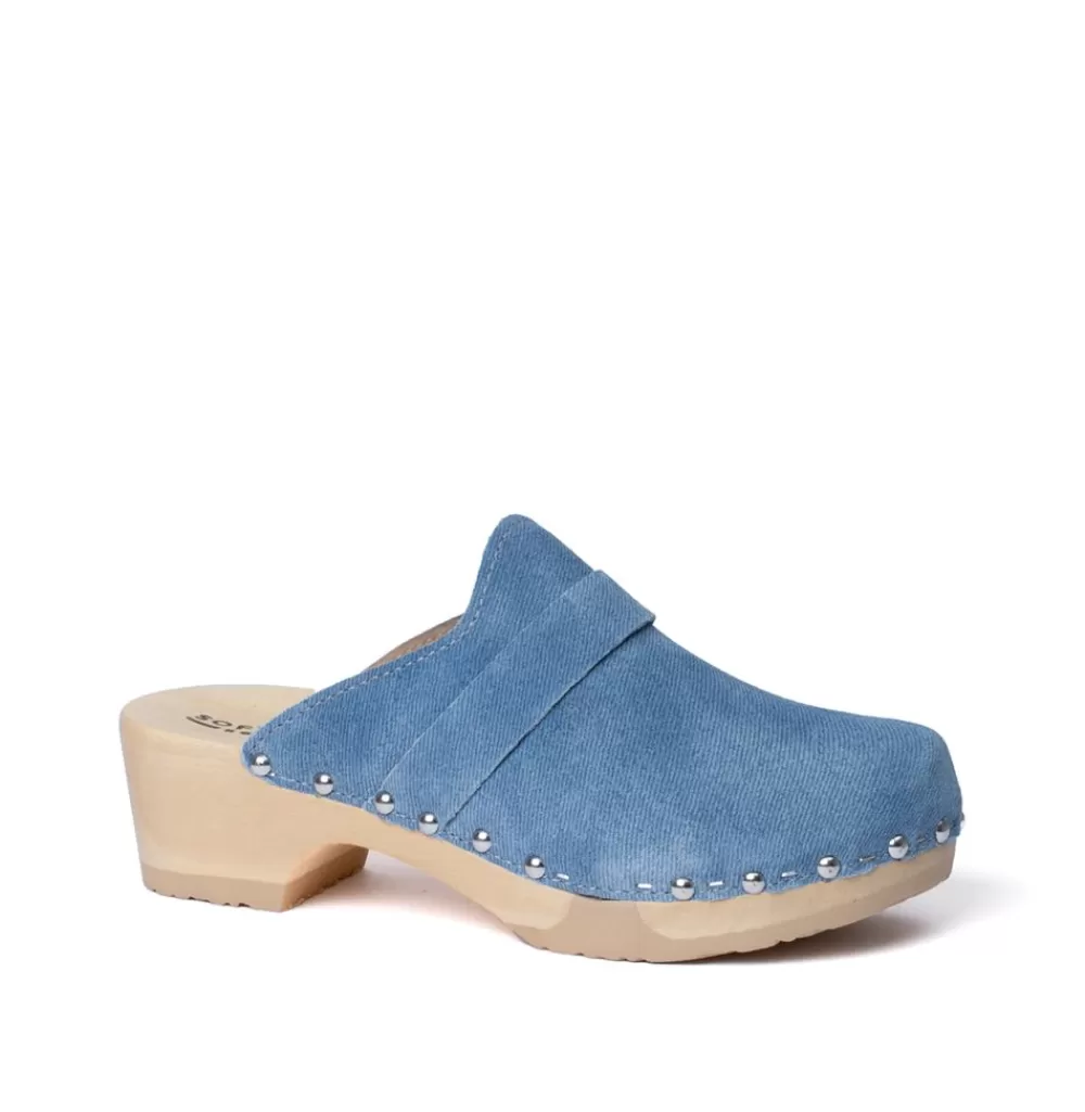 SOFTCLIX Tamina Jeanslook Blau (Natur)<Frau Clogs