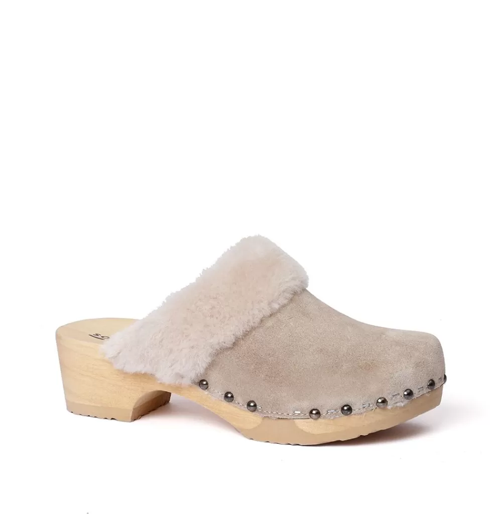 SOFTCLIX Tizia Kaschmir/Lf Taupe (Natur)<Frau Clogs