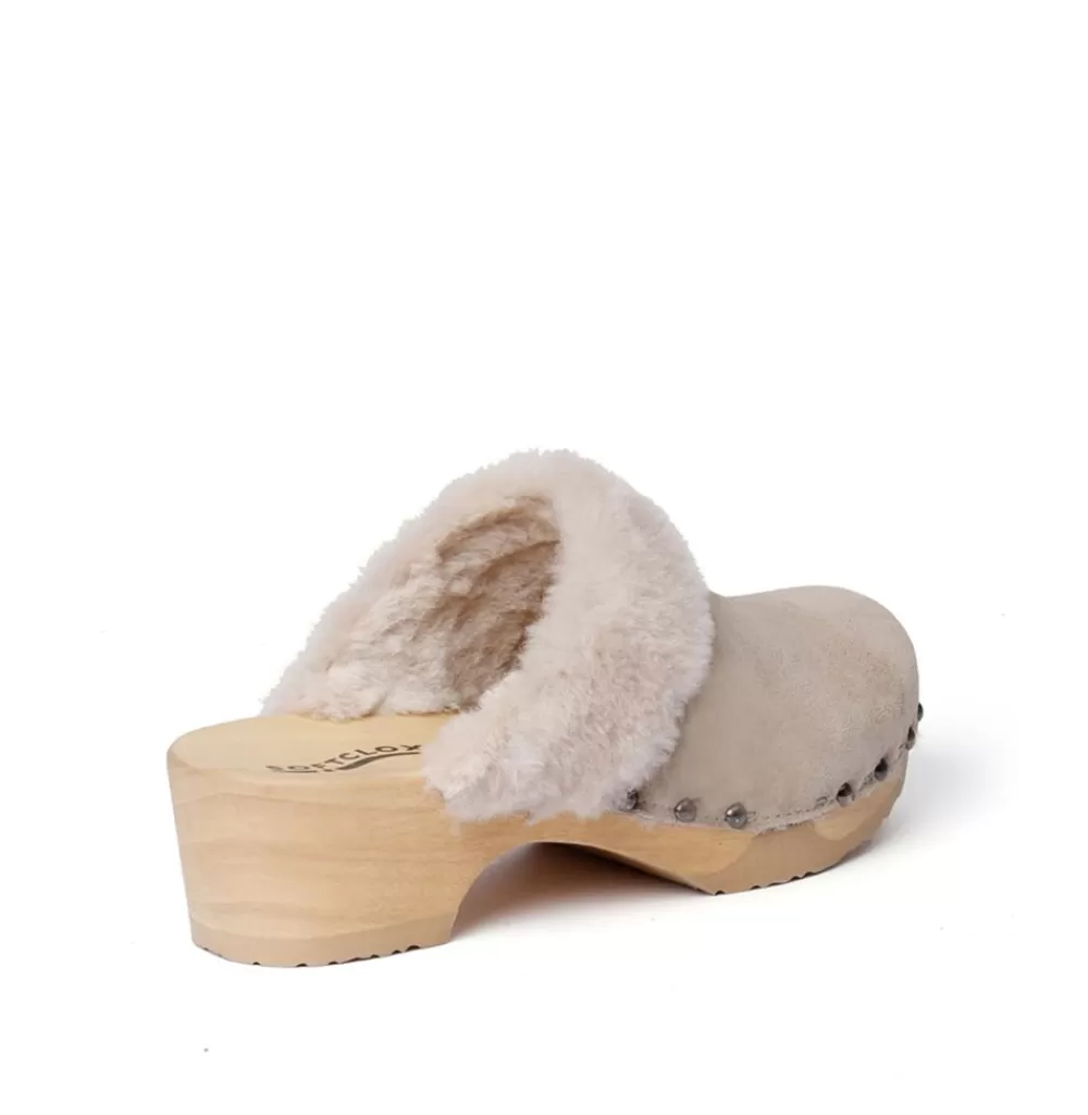 SOFTCLIX Tizia Kaschmir/Lf Taupe (Natur)<Frau Clogs